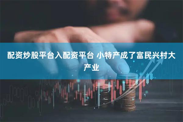 配资炒股平台入配资平台 小特产成了富民兴村大产业